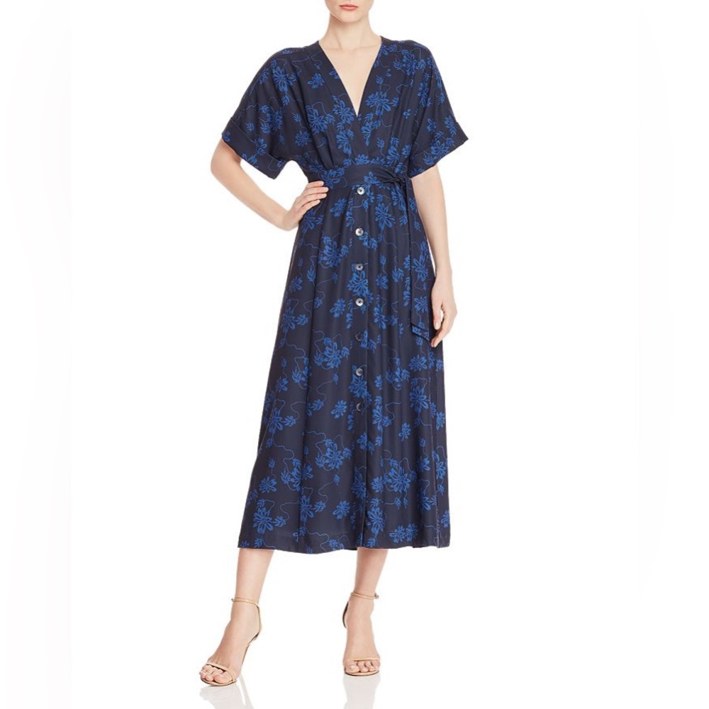 Equipment Nauman Blue Eclipse Dress